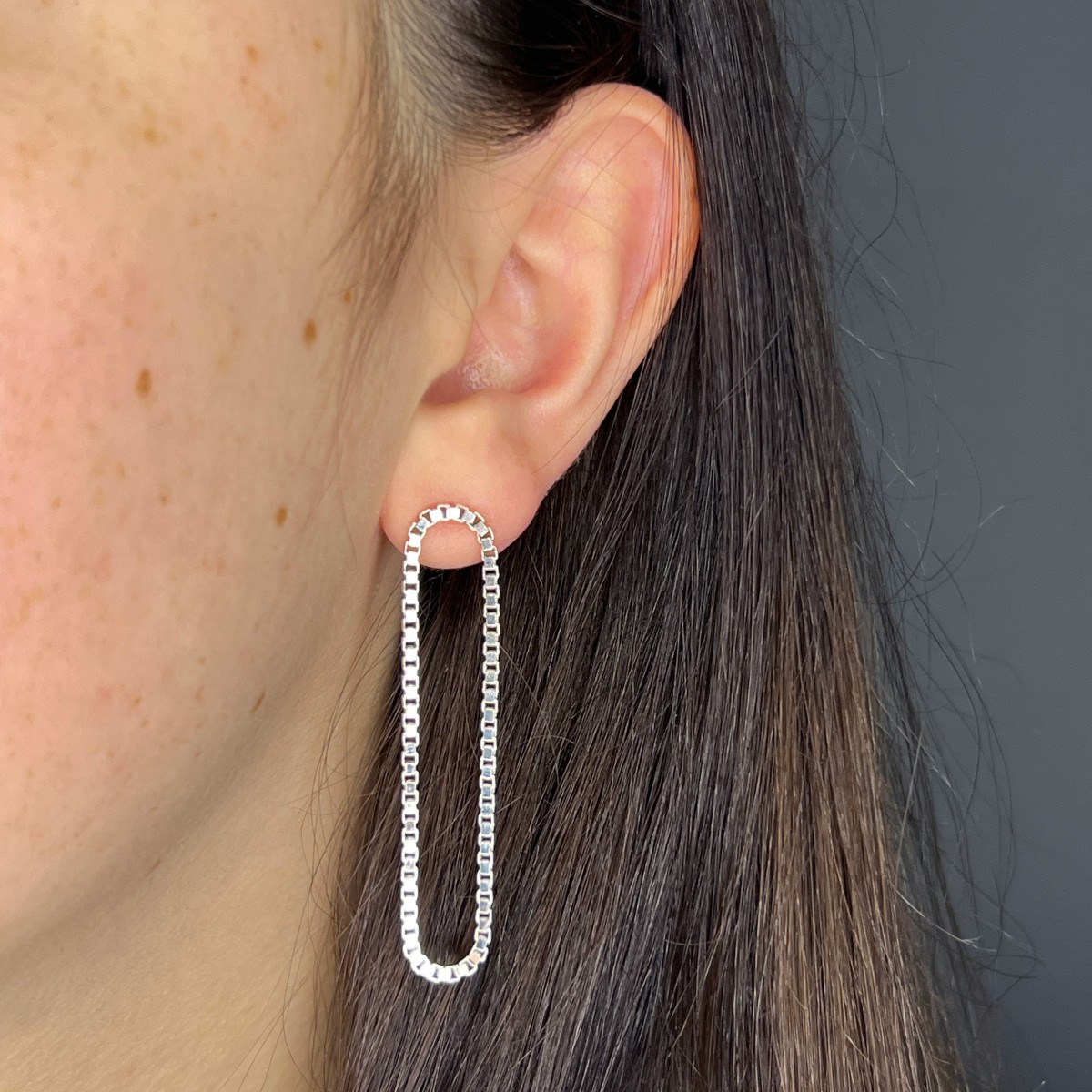 Teresa Gruber Ohrringe
"Zero" lang
925 Silber