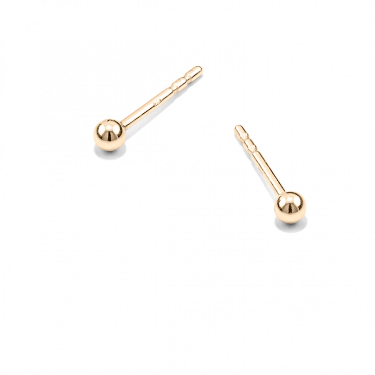 Jonathan Radetz Jewellery, Ohrstecker fineSPHERE, Gold 585, Handmade in Germany 