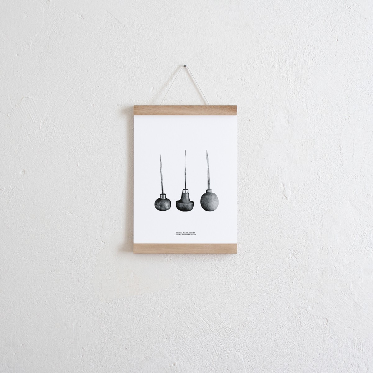 Set / Stichel Wendeposter + Posterleiste A4