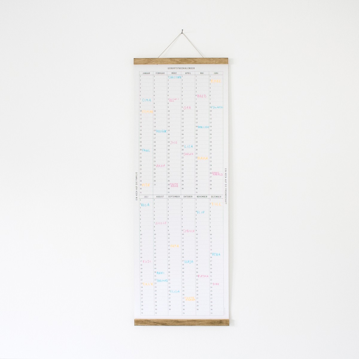KLEINWAREN / VON LAUFENBERG Das Geburtstagskalender-Set