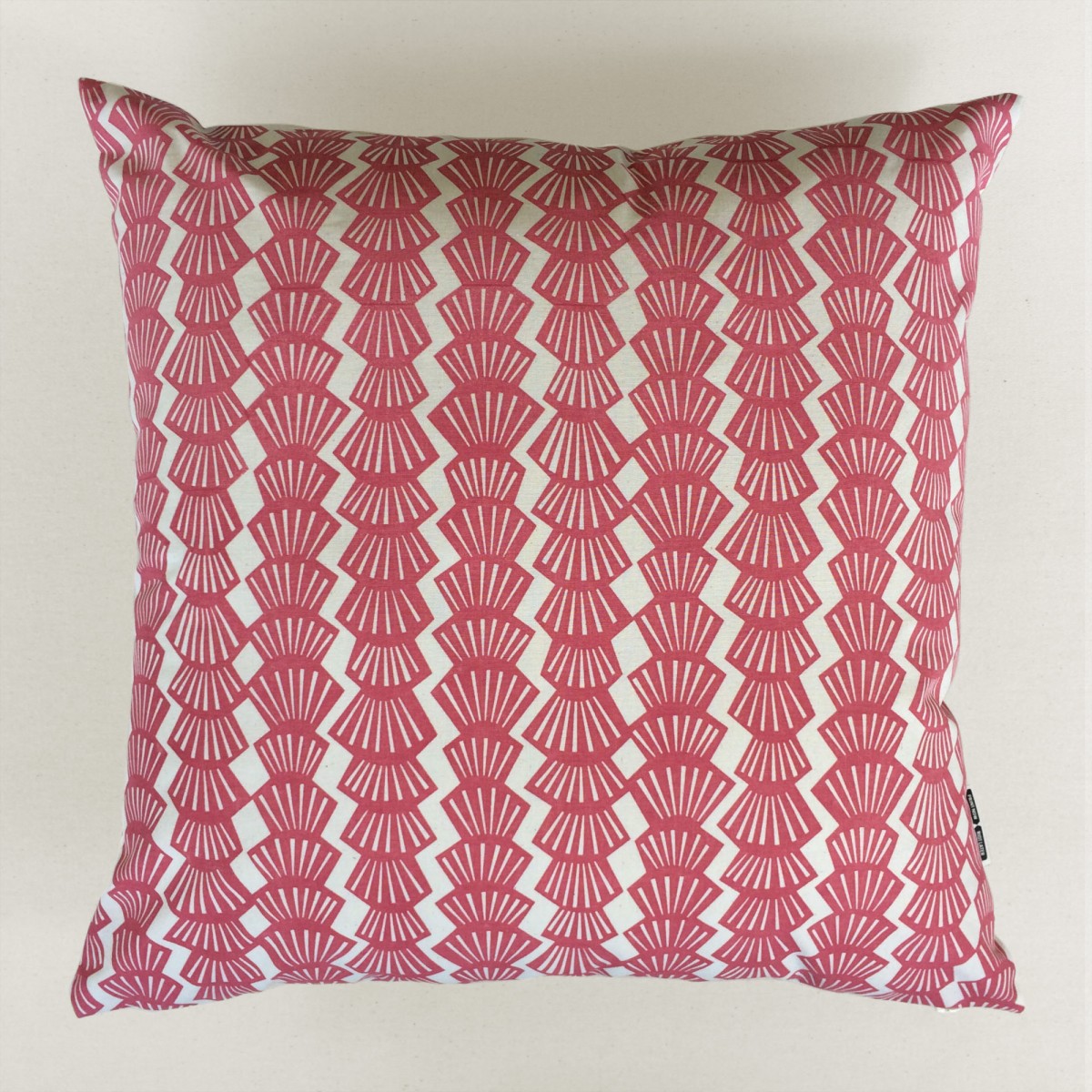 Print now - Riot later ● Kissen Shelly altrosa, Stoffsiebdruck