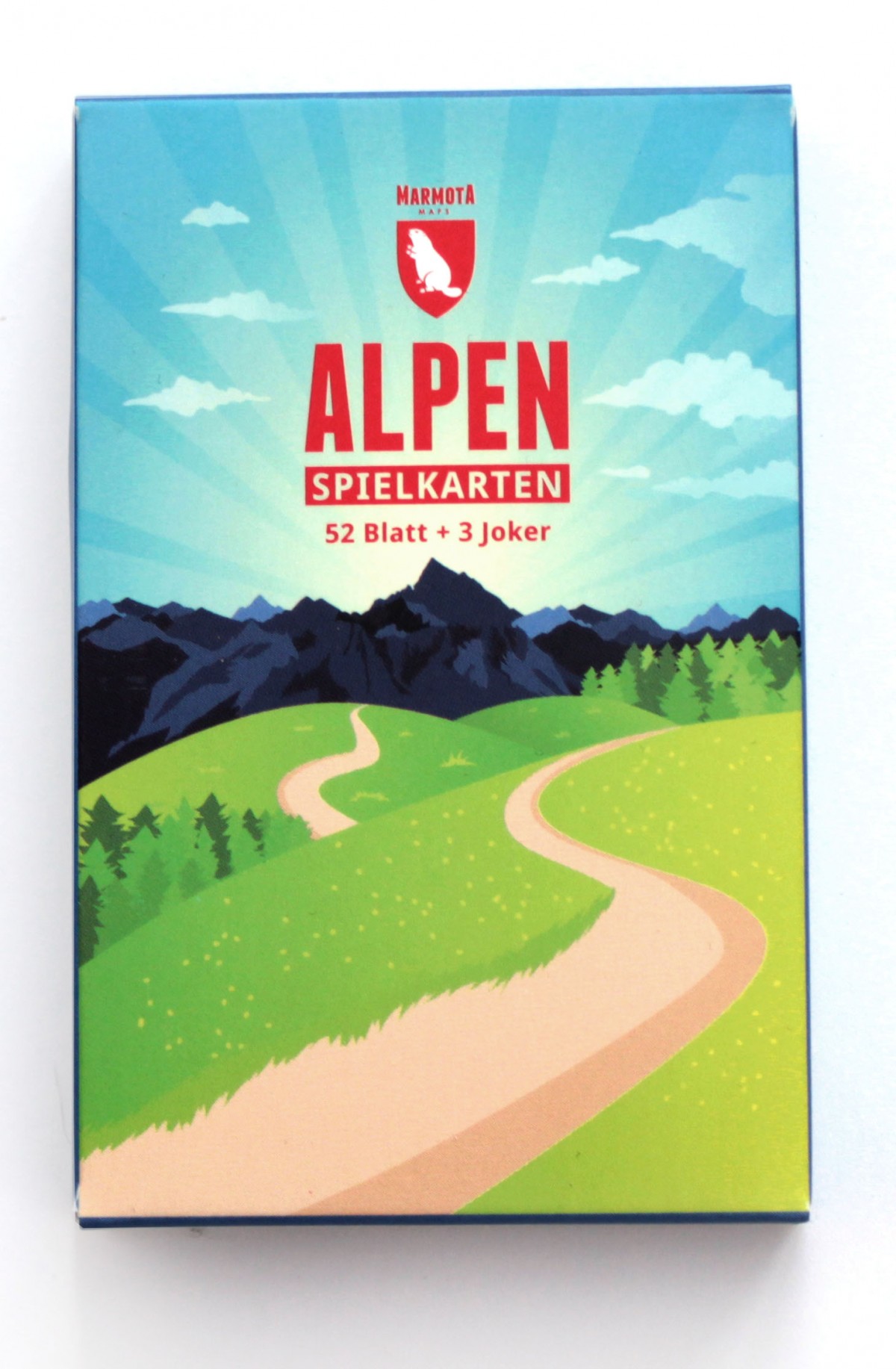 Alpen Spielkarten – Marmota Maps