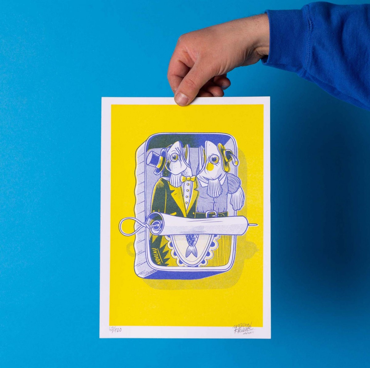 Martin Krusche - Risographie »Konserve«, 21x29,7cm