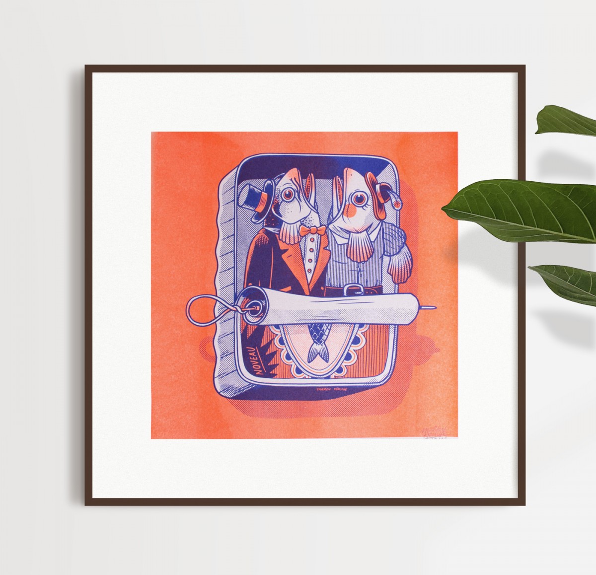 Martin Krusche - Risographie »Konserve« 29,7x32cm