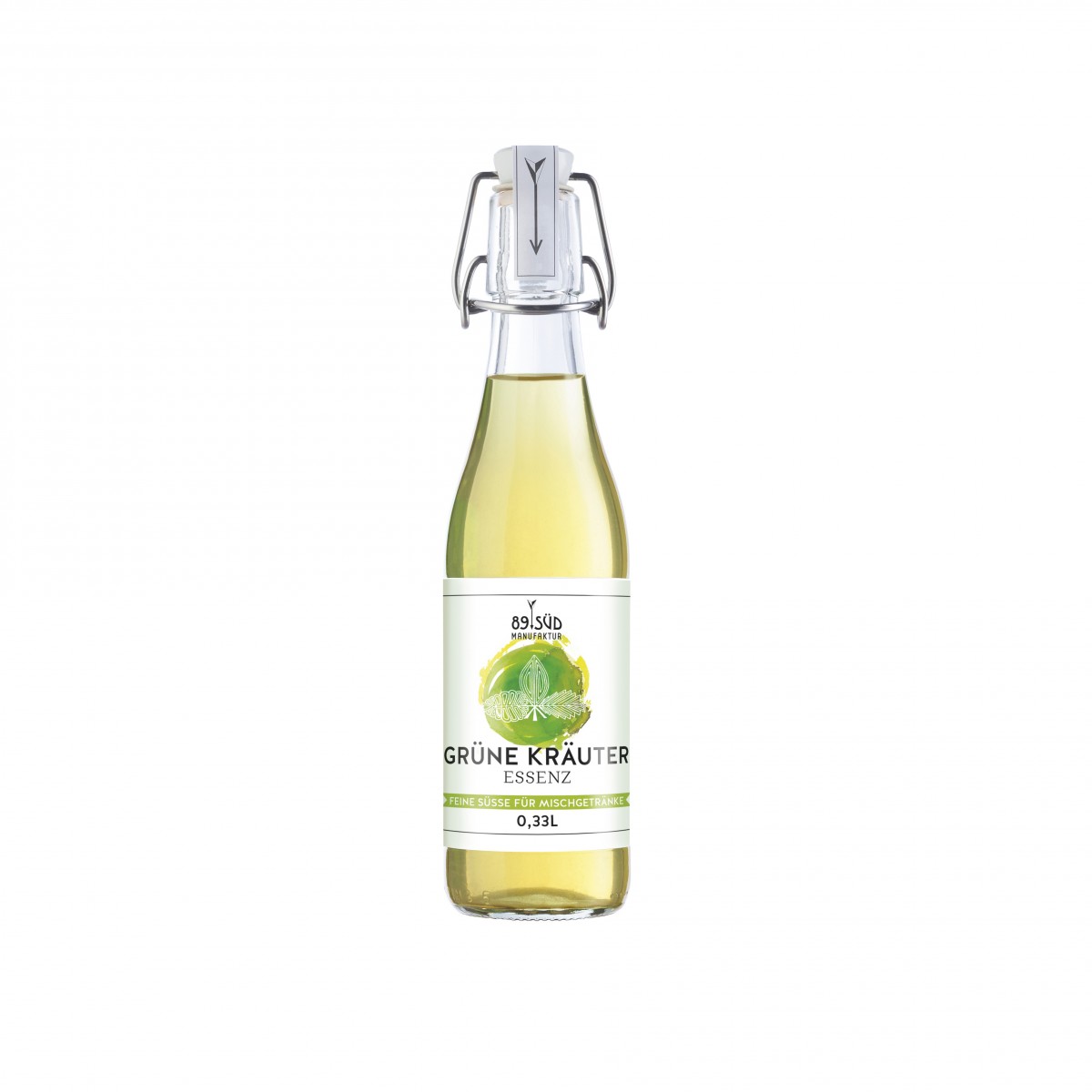 Bio Grüne-Kräuter-Sirupessenz (330ml) von 89Süd Manufaktur