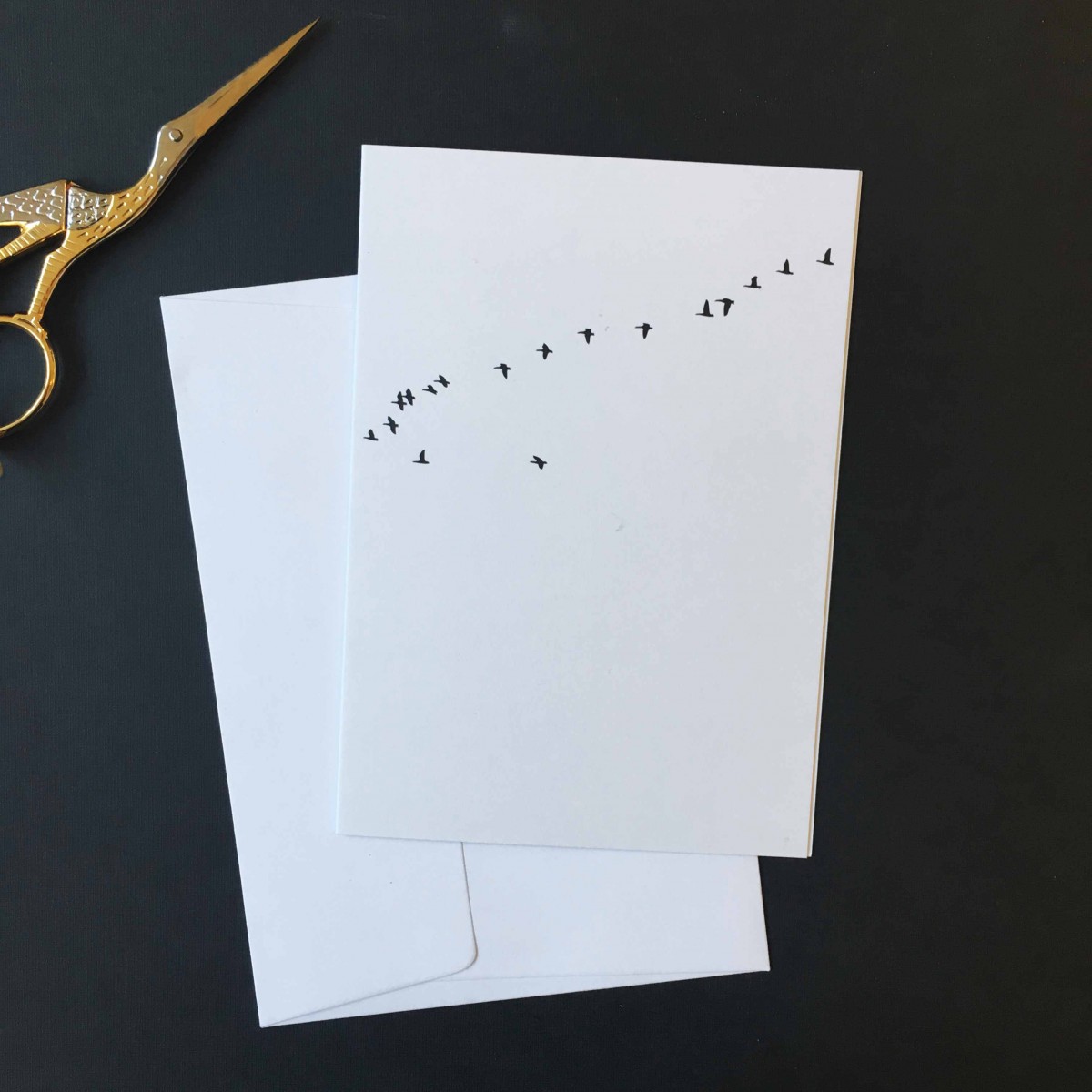 Love is the new black – Grußkarte "Birds"