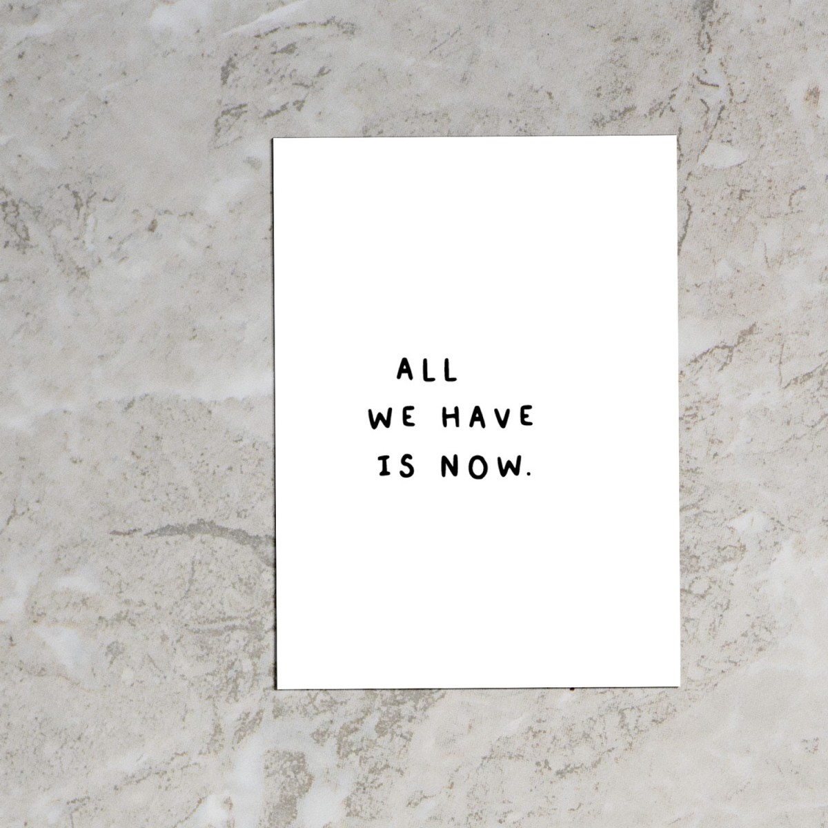 Love is the new black - Postkarte - 
All we have 