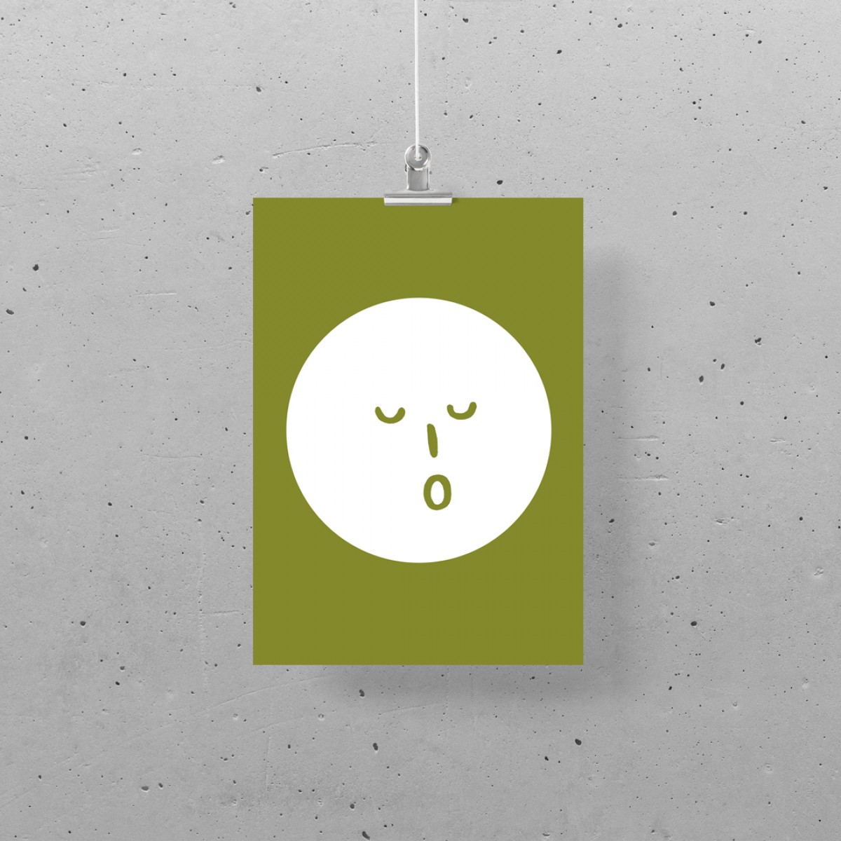 Postkarte – Print (DIN A5), Funny Faces 04