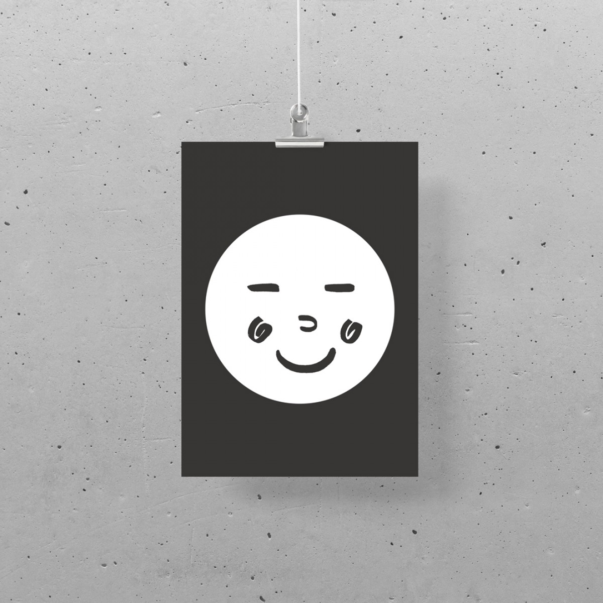 Postkarte – Print (DIN A5), Funny Faces 03