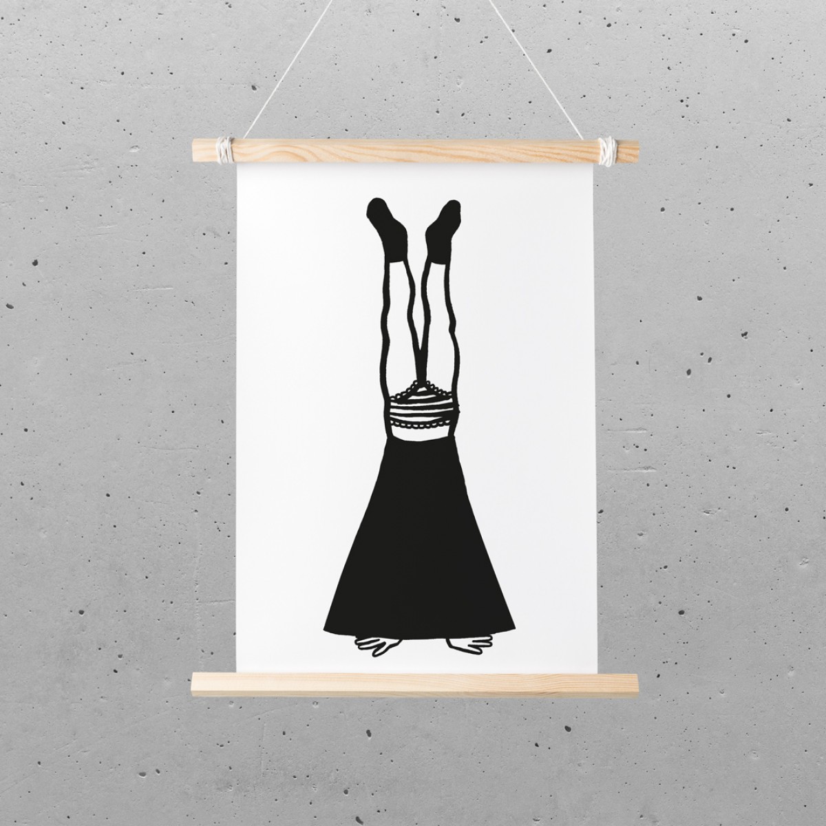 Postkarte – Print (DIN A5), Handstand