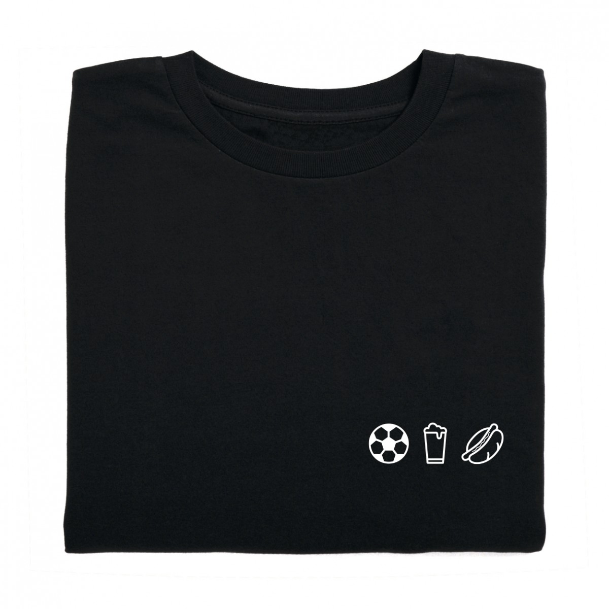 Charles / Shirt Fussball, Bier, Bratwurst / 100% Biobaumwolle / Fair Wear zertifiziert 