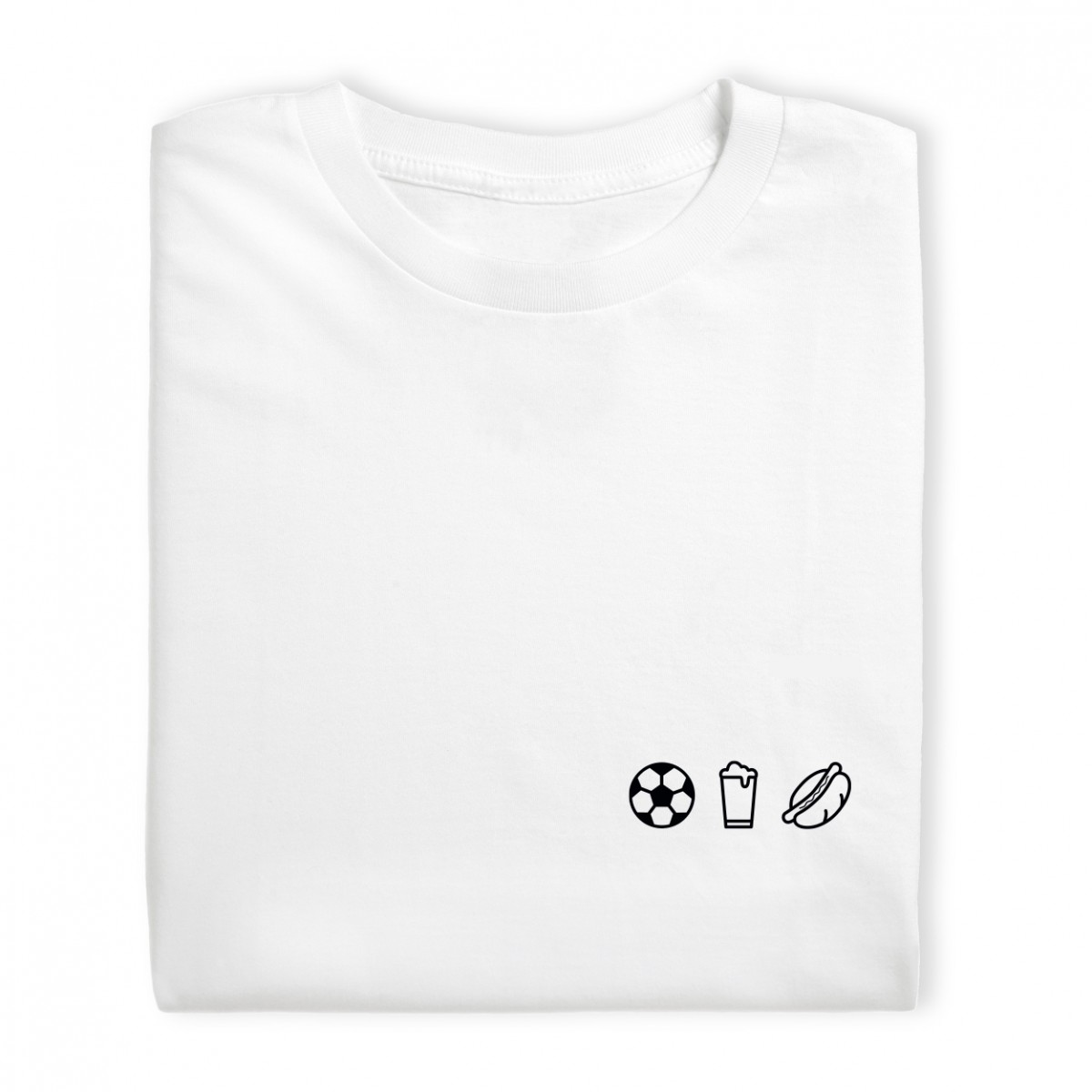 Charles / Shirt Fussball, Bier, Bratwurst / 100% Biobaumwolle / Fair Wear zertifiziert 