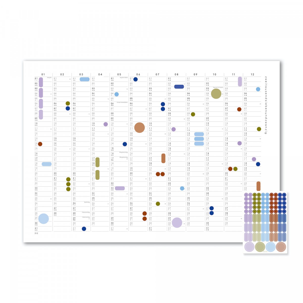 Jahresplaner / Kalender 2027 - SANS.