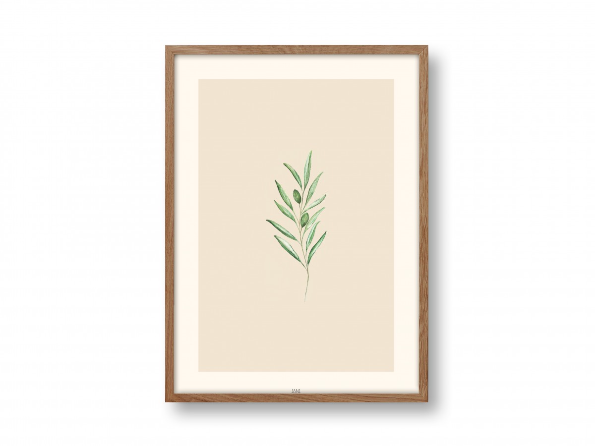 Poster A4 - Olive - SANS.