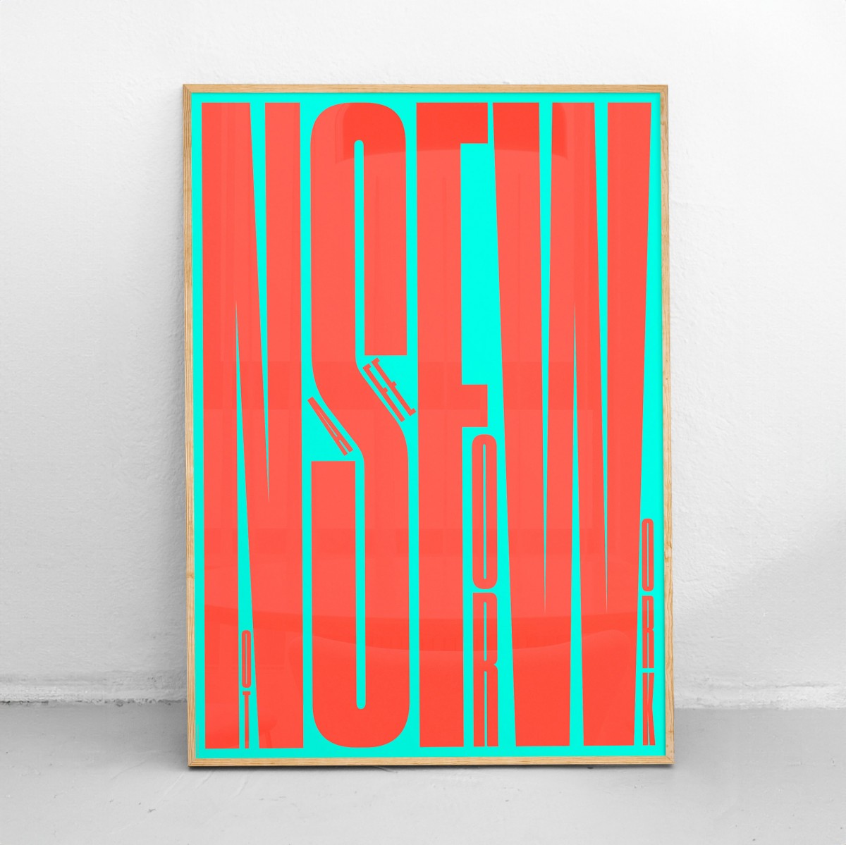 NEW PRINTS ON THE BLOCK 
 / NSFW – Not Safe For Work – Plakat DIN B1 (70 × 100 cm)