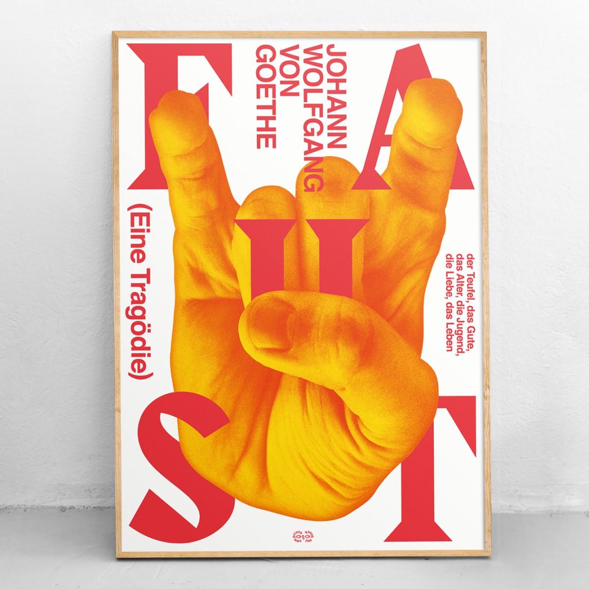 NEW PRINTS ON THE BLOCK / Plakat & Buch »Faust« von Goethe