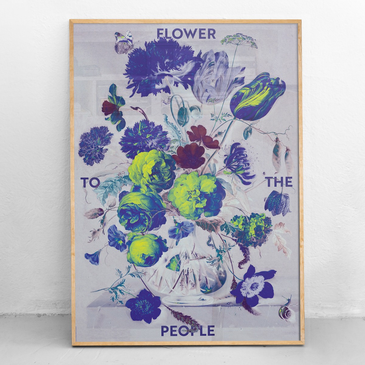 NEW PRINTS ON THE BLOCK / Plakat »Flower to the people«