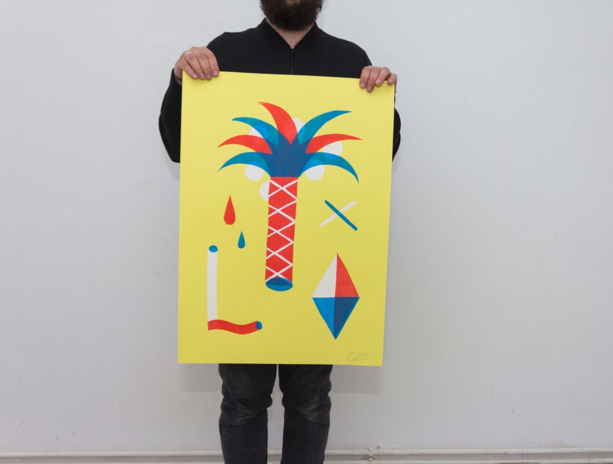 Martin Krusche – Stencil Artprint »Nizza«