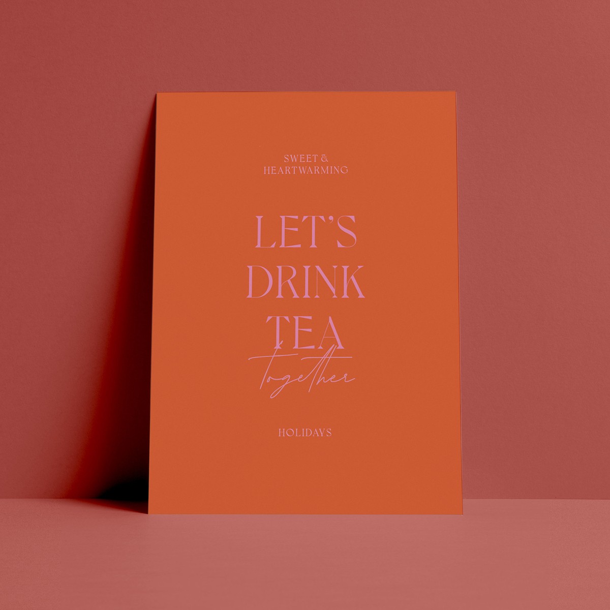 Weihnachtskarte DRINK von ODE TO AYVI