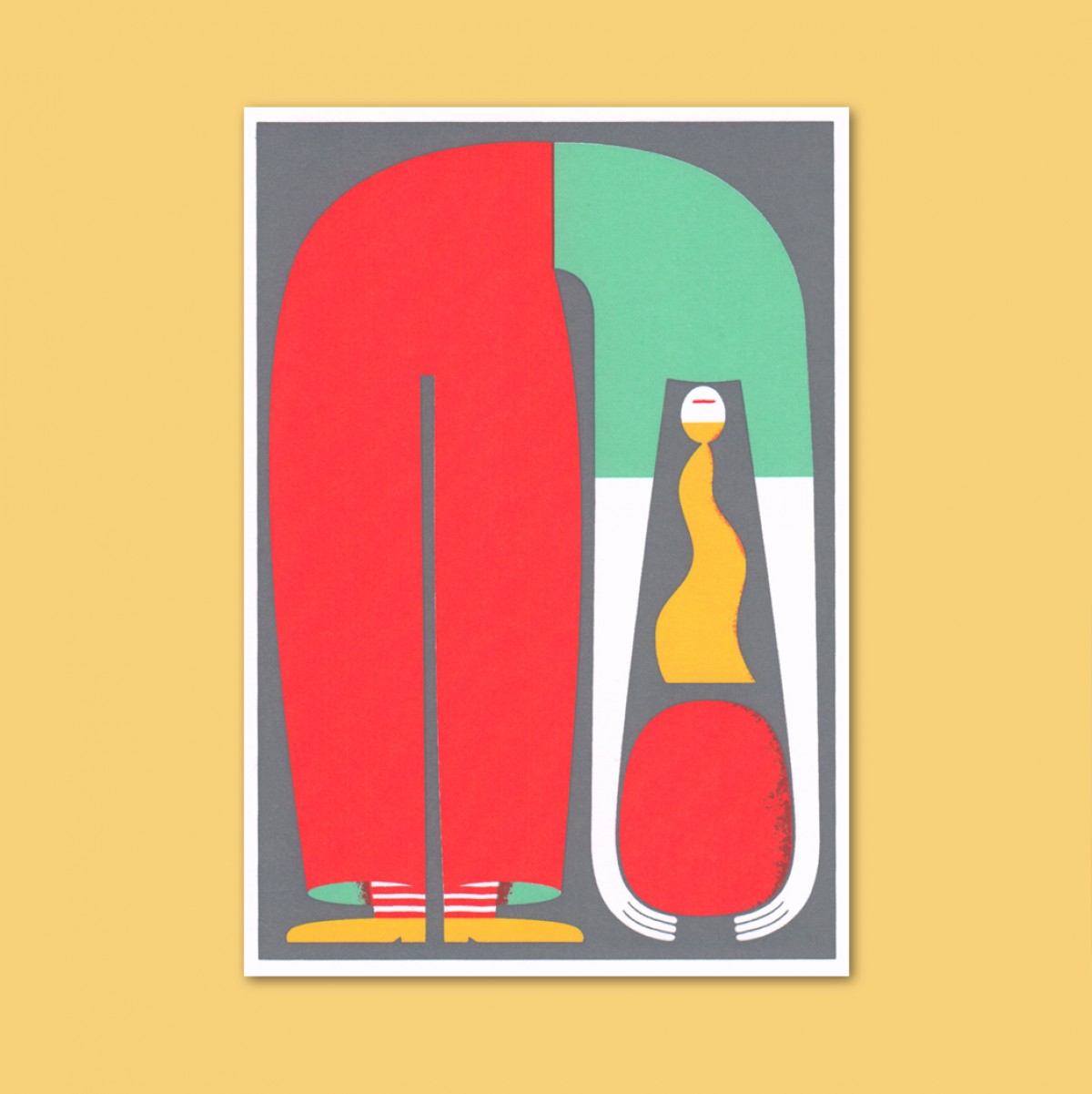 Anne Albert – Overfeeling_03 – Siebdruck (10,5 x 14,8 cm)