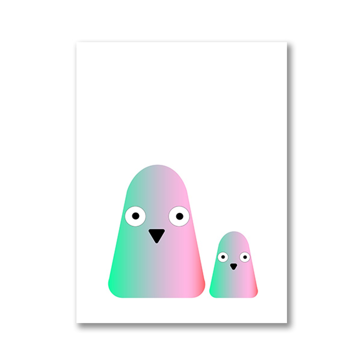 ZEITLOOPS "Owls", Fineartprint, 45x60cm