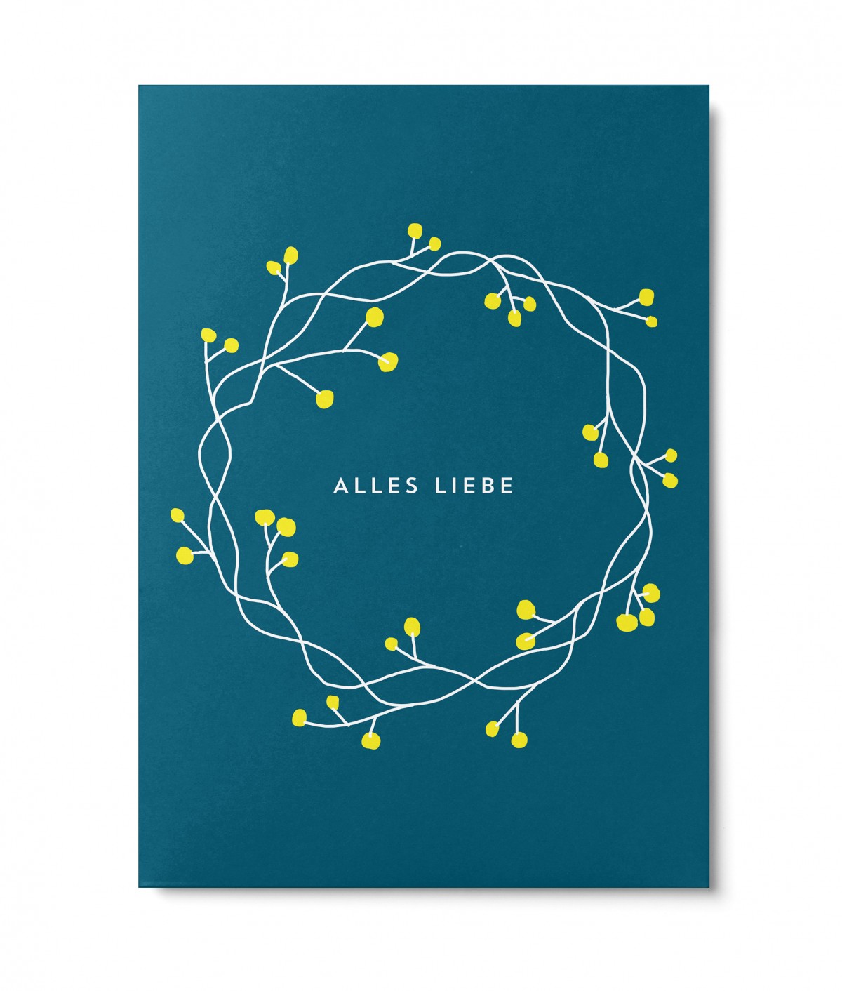UNTER PINIEN – Alles Liebe – Postkarte