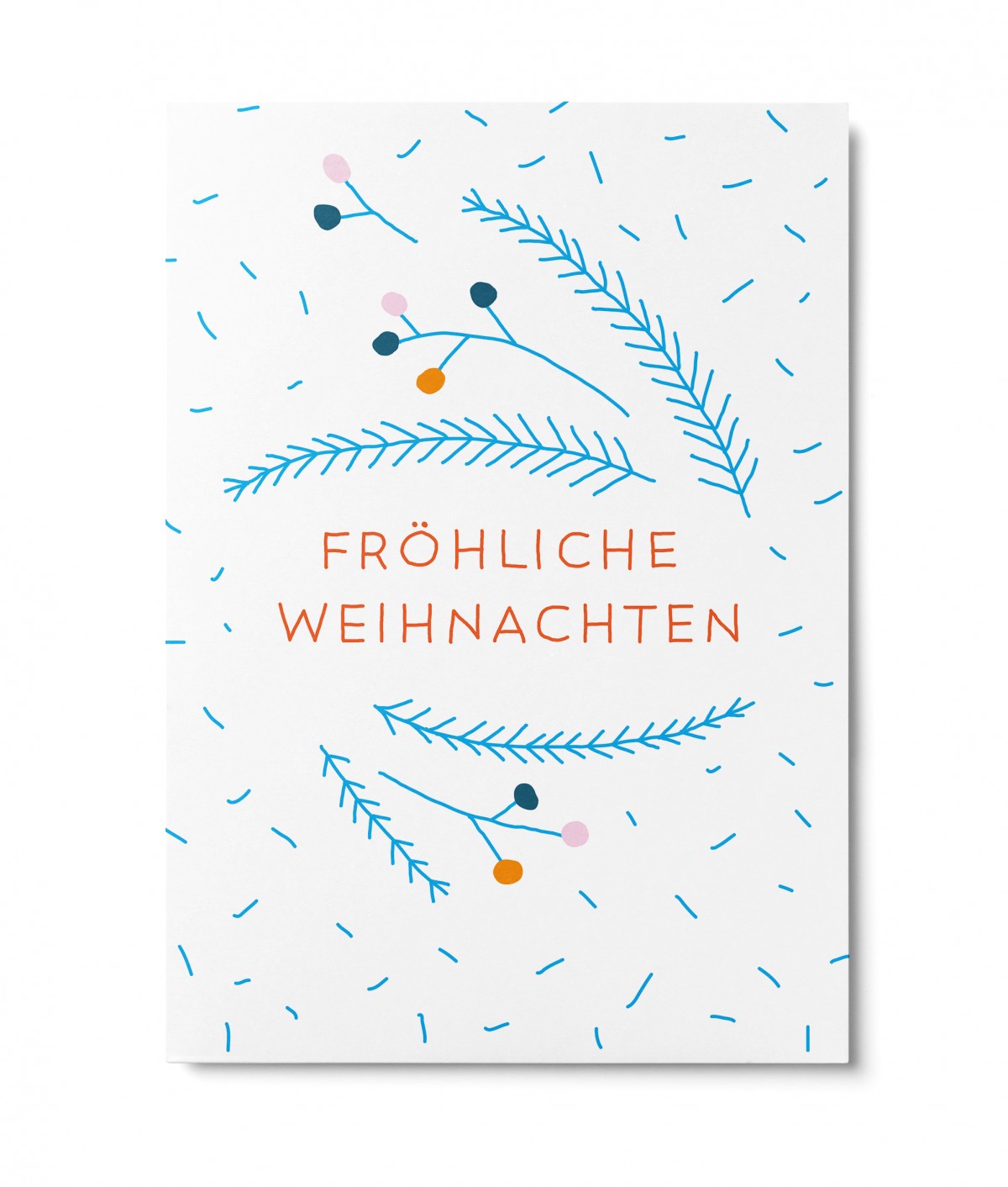 UNTER PINIEN – Weihnachtszweige – Postkarte