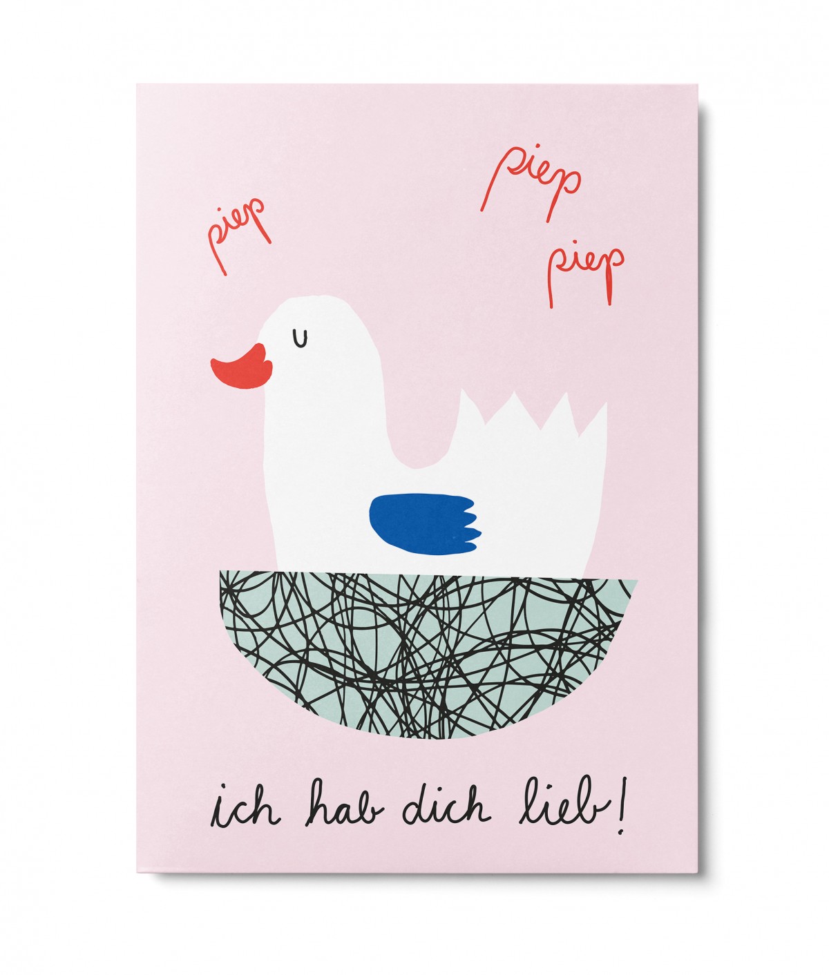 UNTER PINIEN – Piepmatz – Postkarte