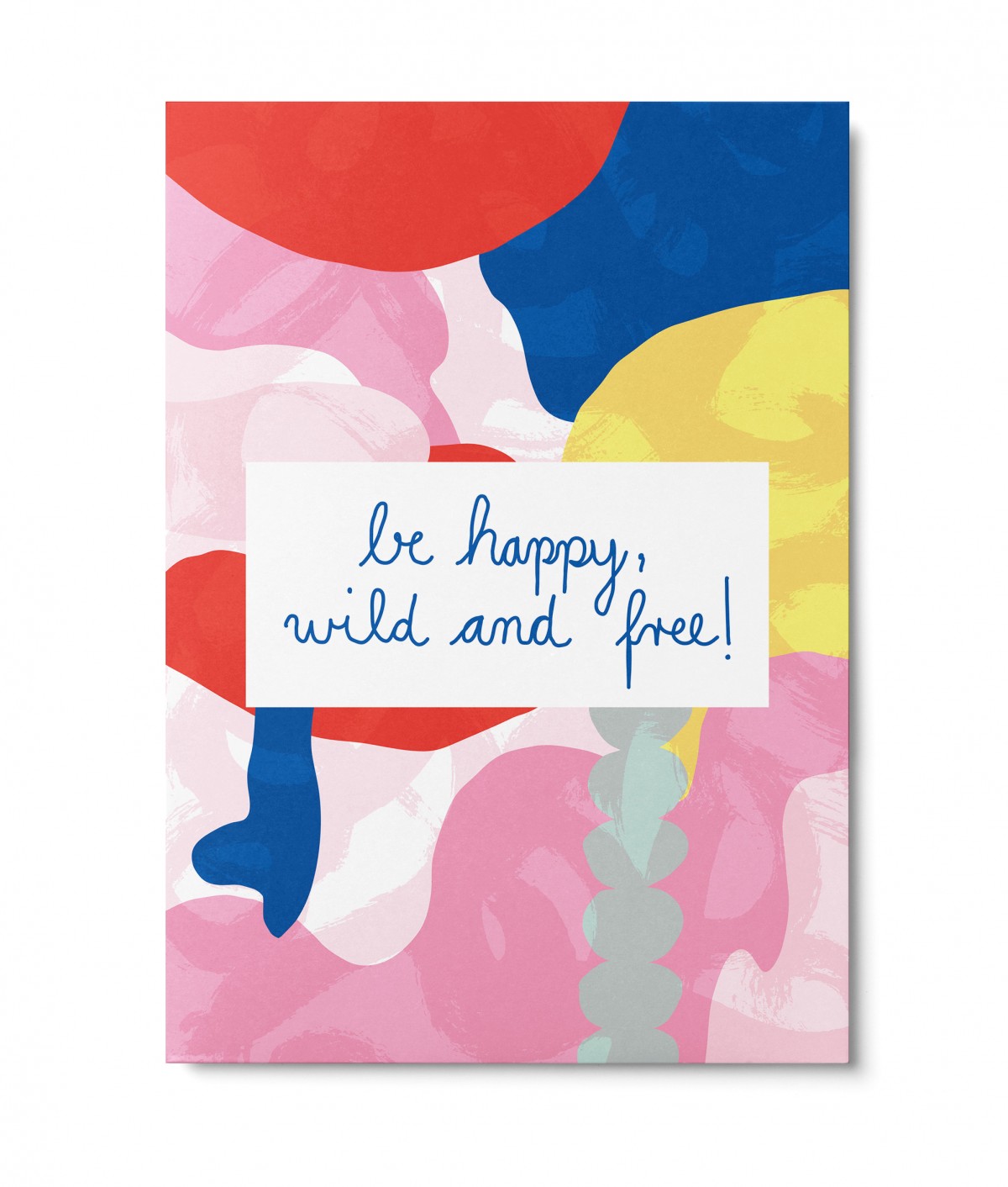 UNTER PINIEN – be happy – Postkarte