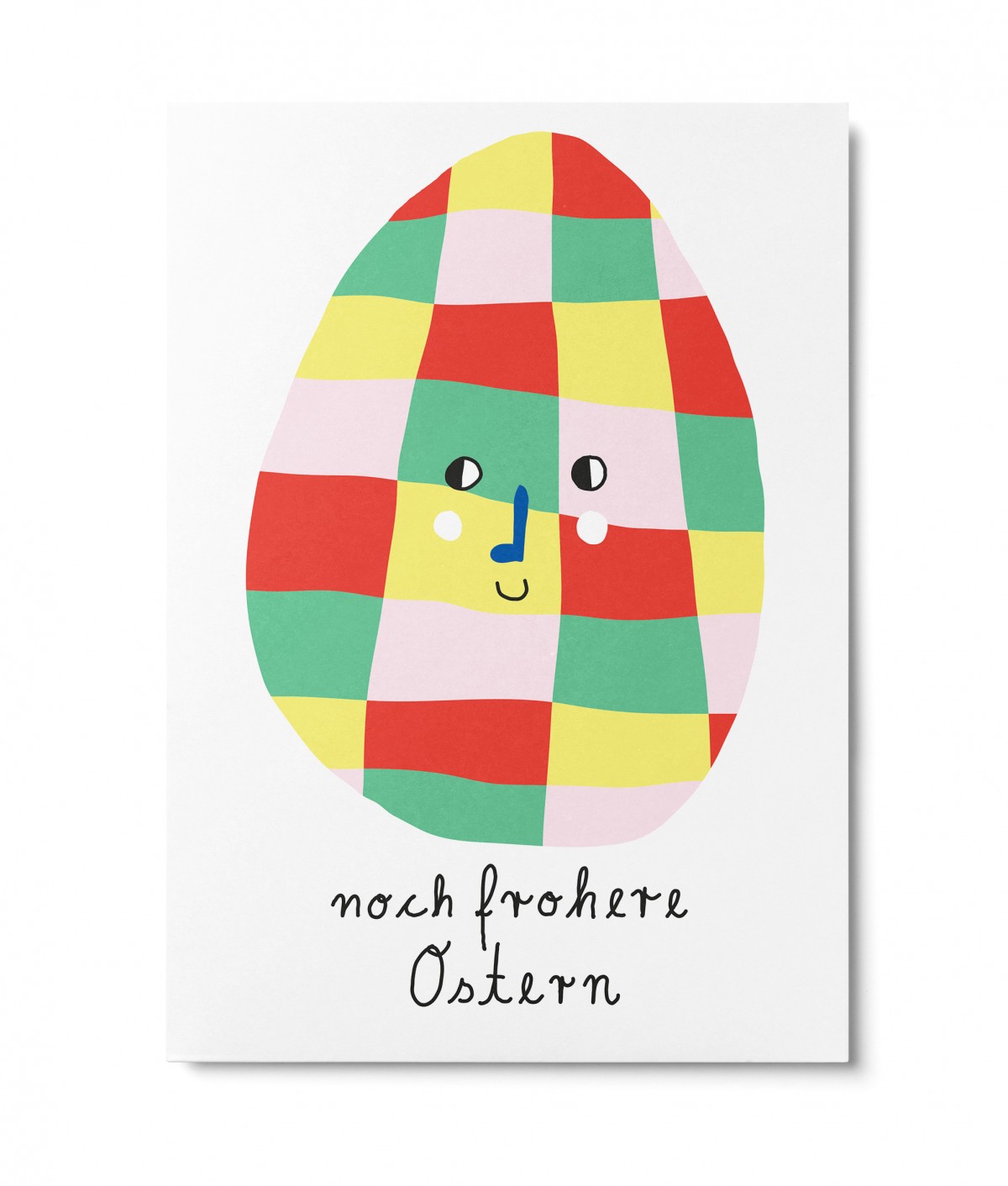 UNTER PINIEN – noch frohere Ostern – Postkarte