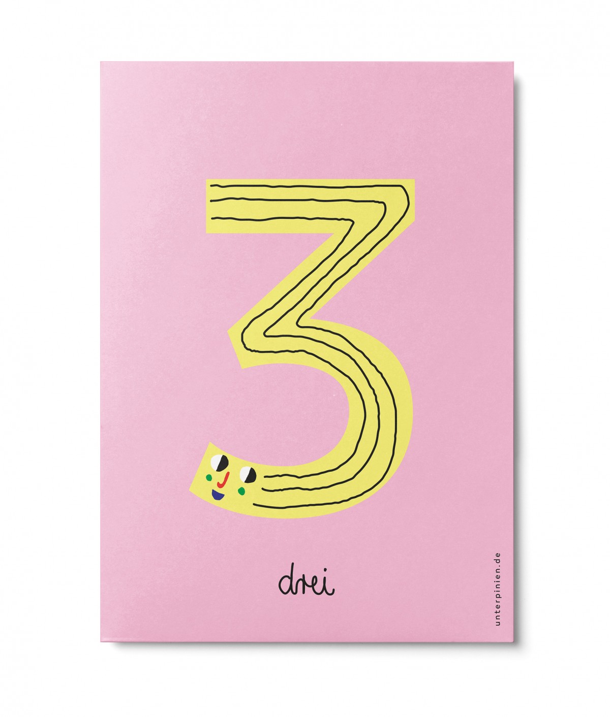 UNTER PINIEN – drei – Postkarte