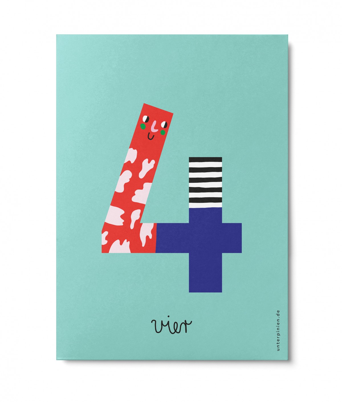 UNTER PINIEN – vier – Postkarte