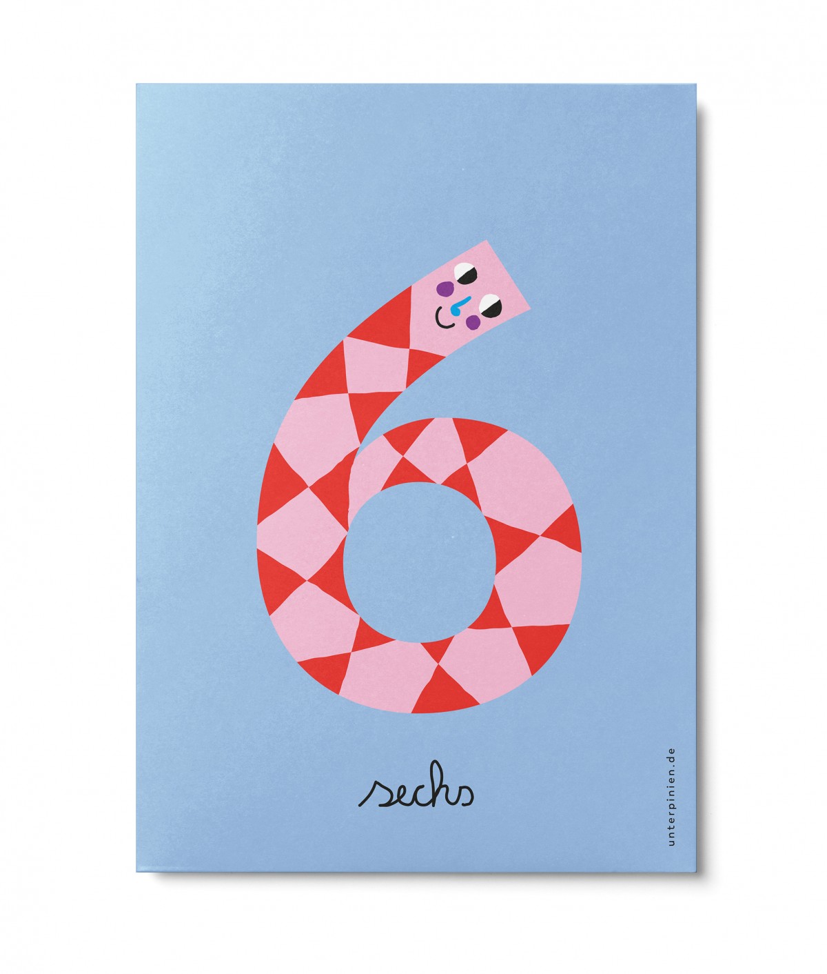 UNTER PINIEN – sechs – Postkarte