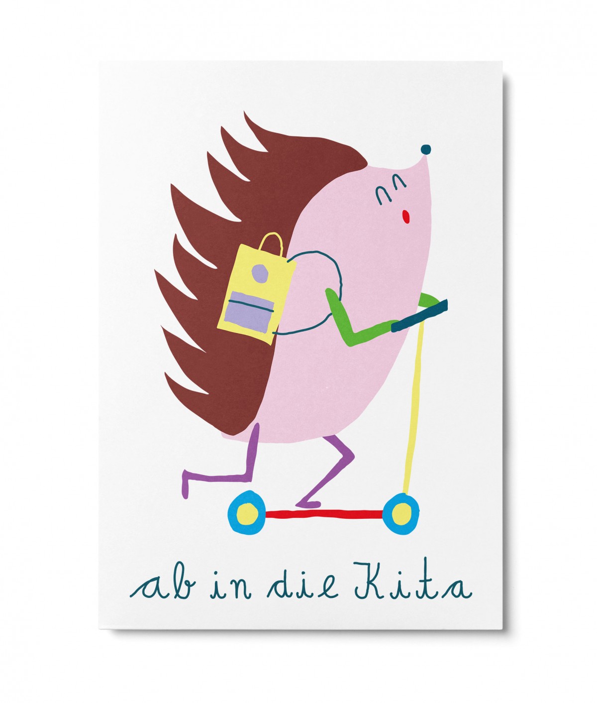 UNTER PINIEN – ab in die Kita – Postkarte