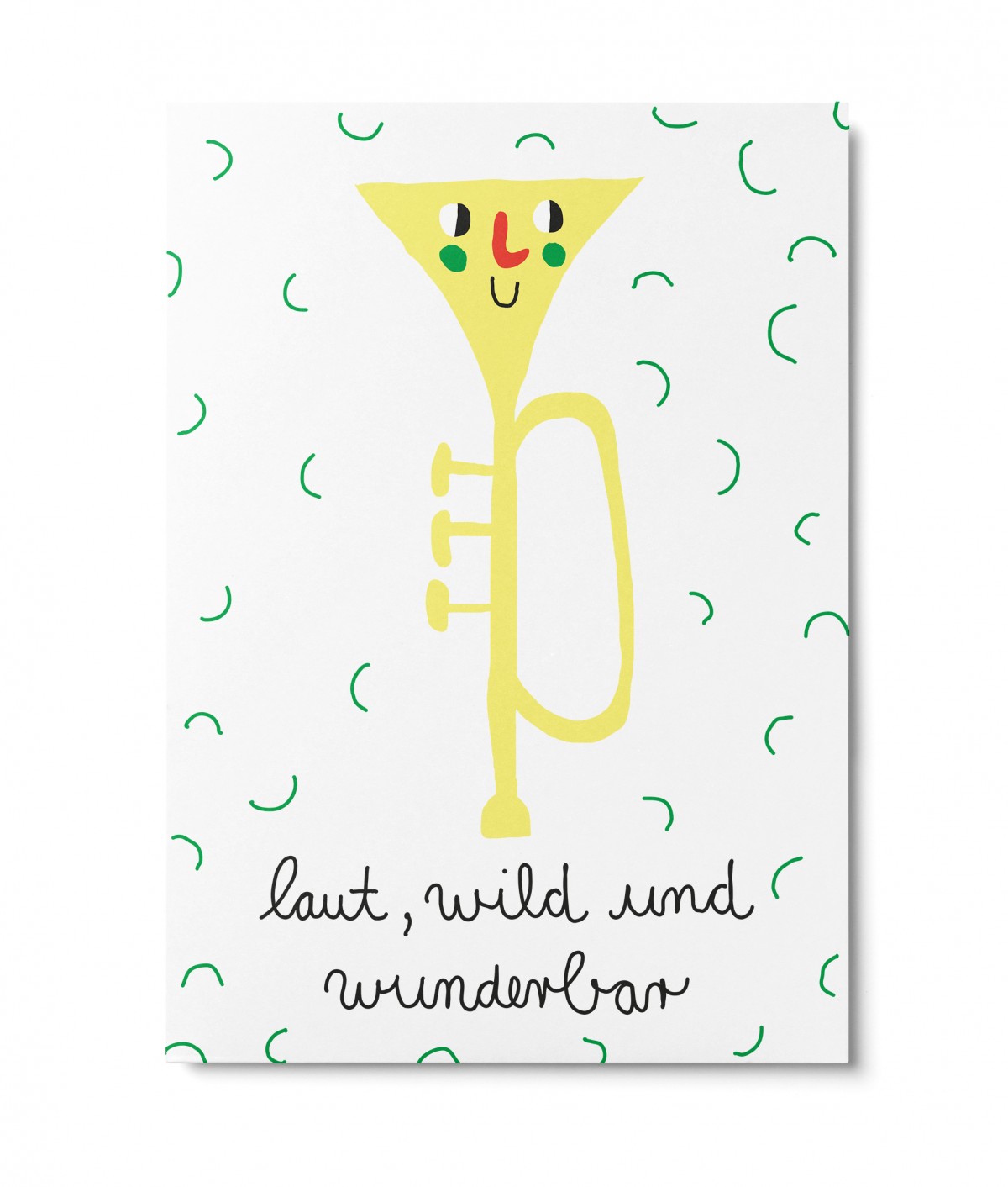 UNTER PINIEN – laut – Postkarte
