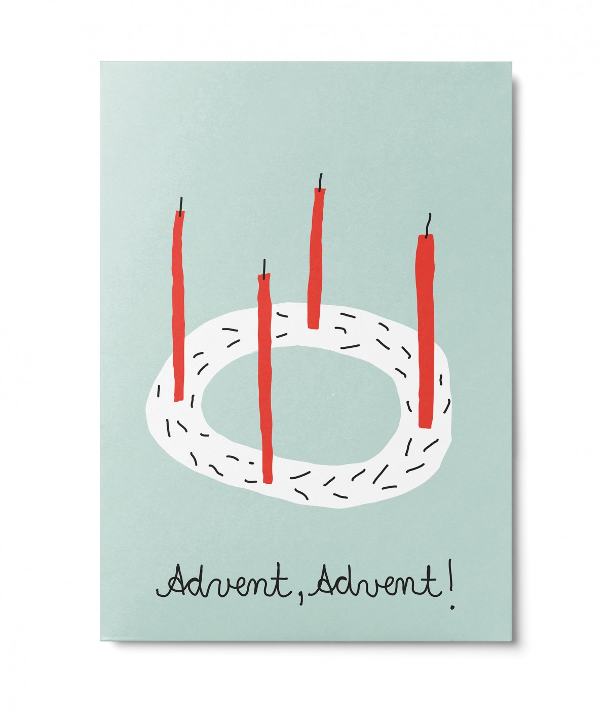 UNTER PINIEN – Advent – Postkarte
