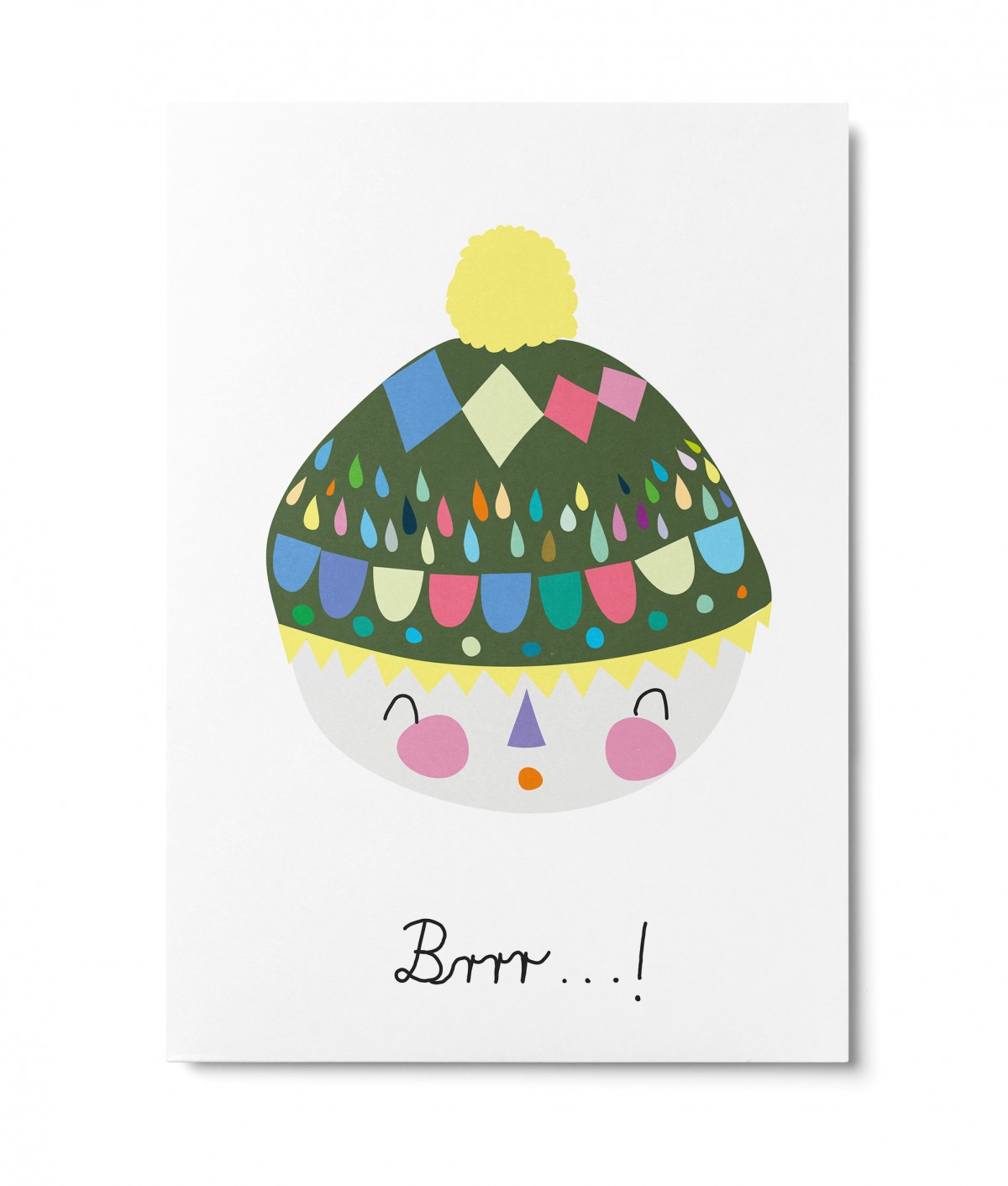 UNTER PINIEN – brrr – Postkarte