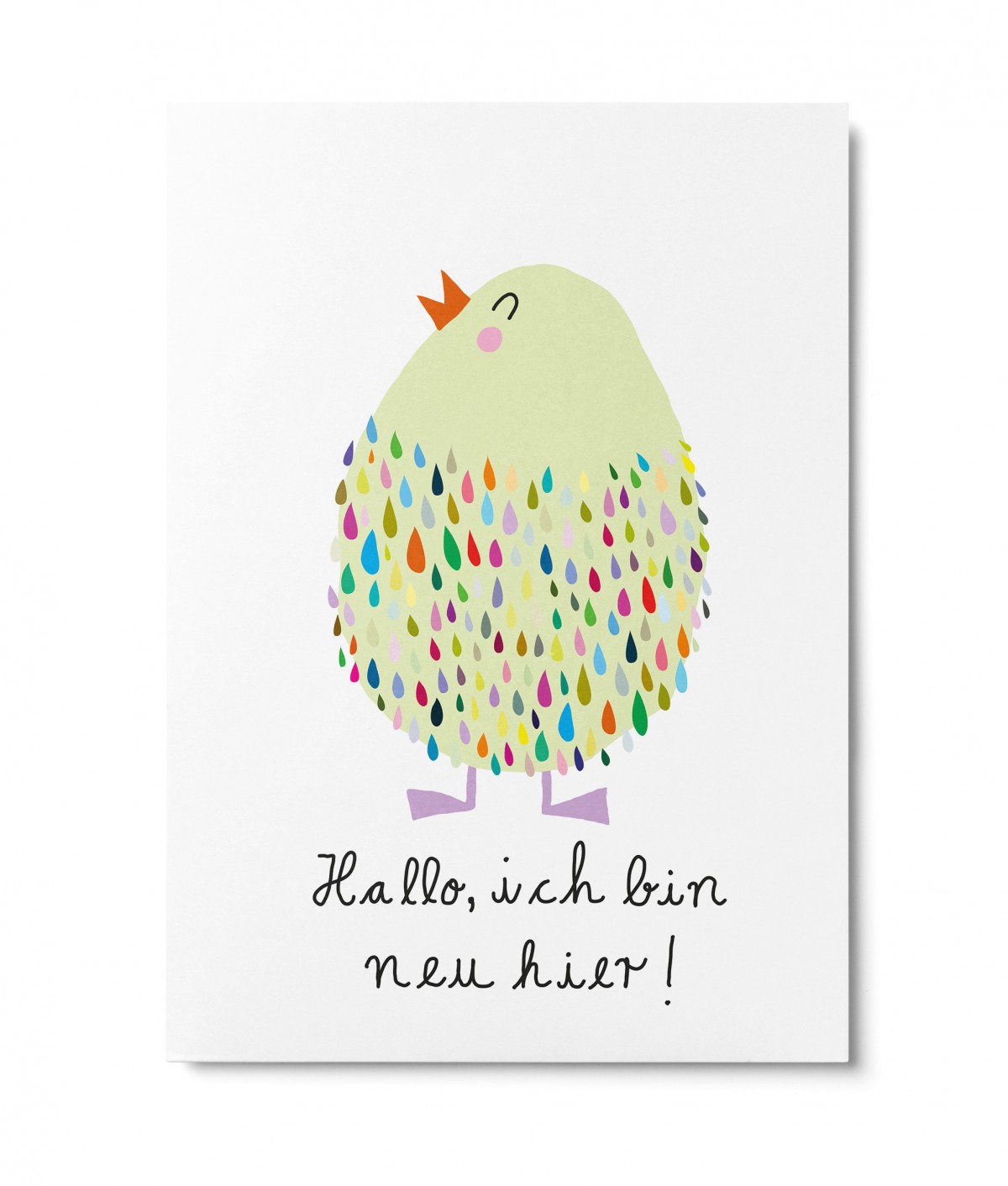 UNTER PINIEN – neu hier – Postkarte