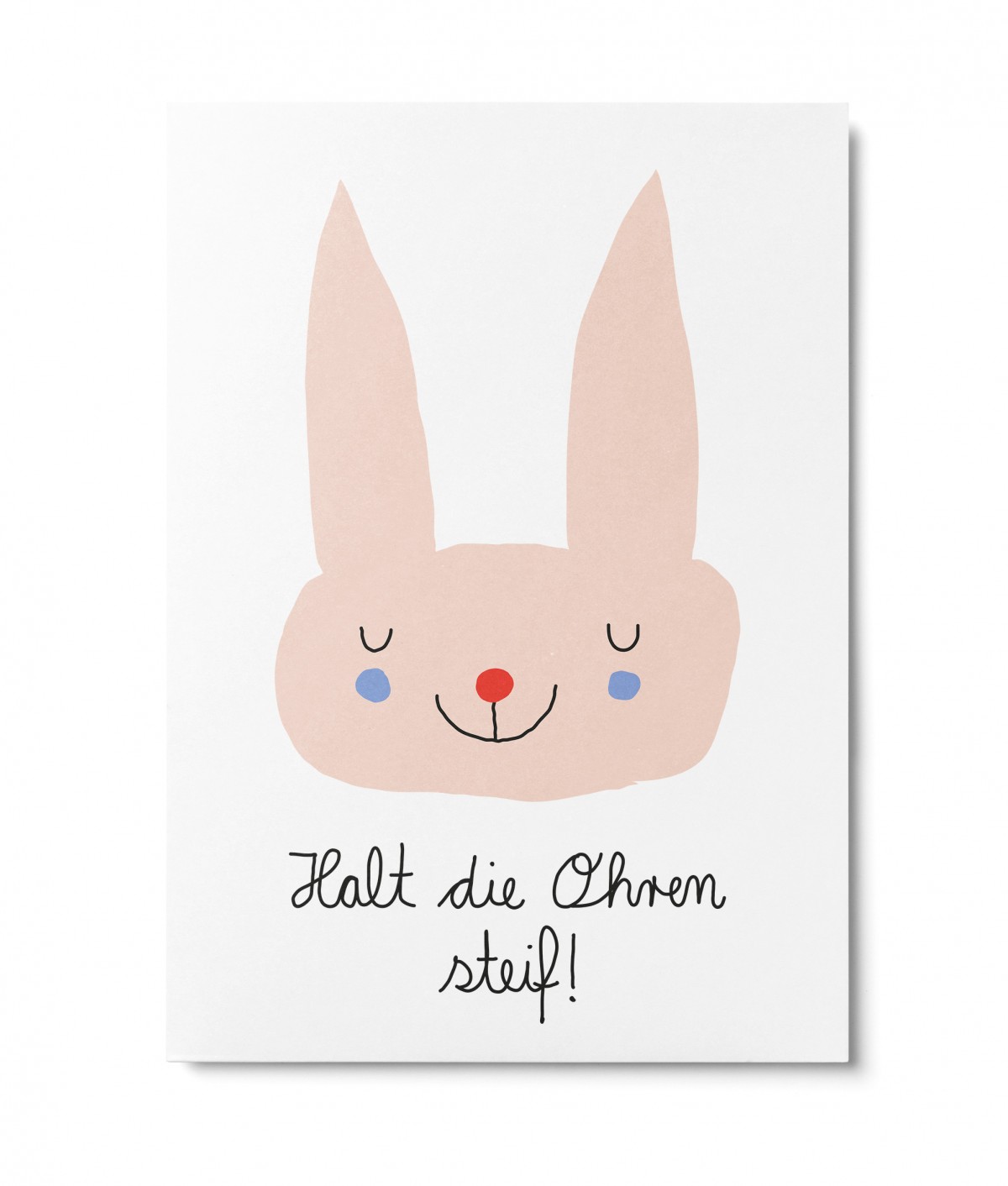 UNTER PINIEN – halt die Ohren steif – Postkarte
