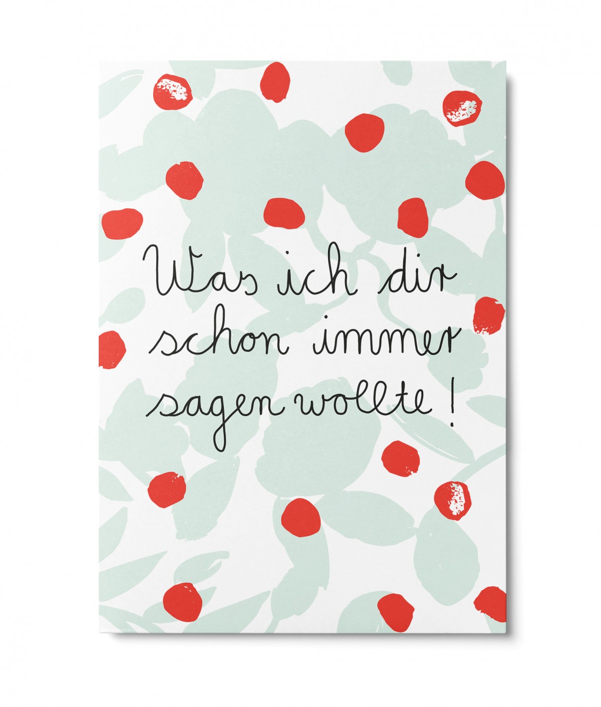 UNTER PINIEN – schon immer – Postkarte