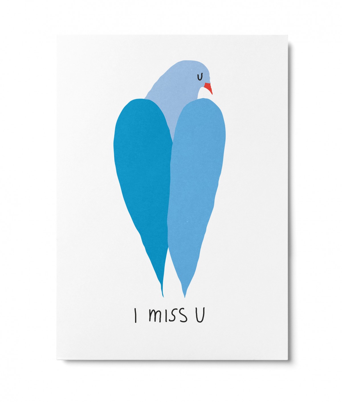 UNTER PINIEN – i miss u – Postkarte
