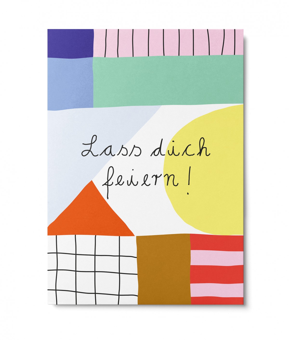 UNTER PINIEN – lass dich feiern – Postkarte