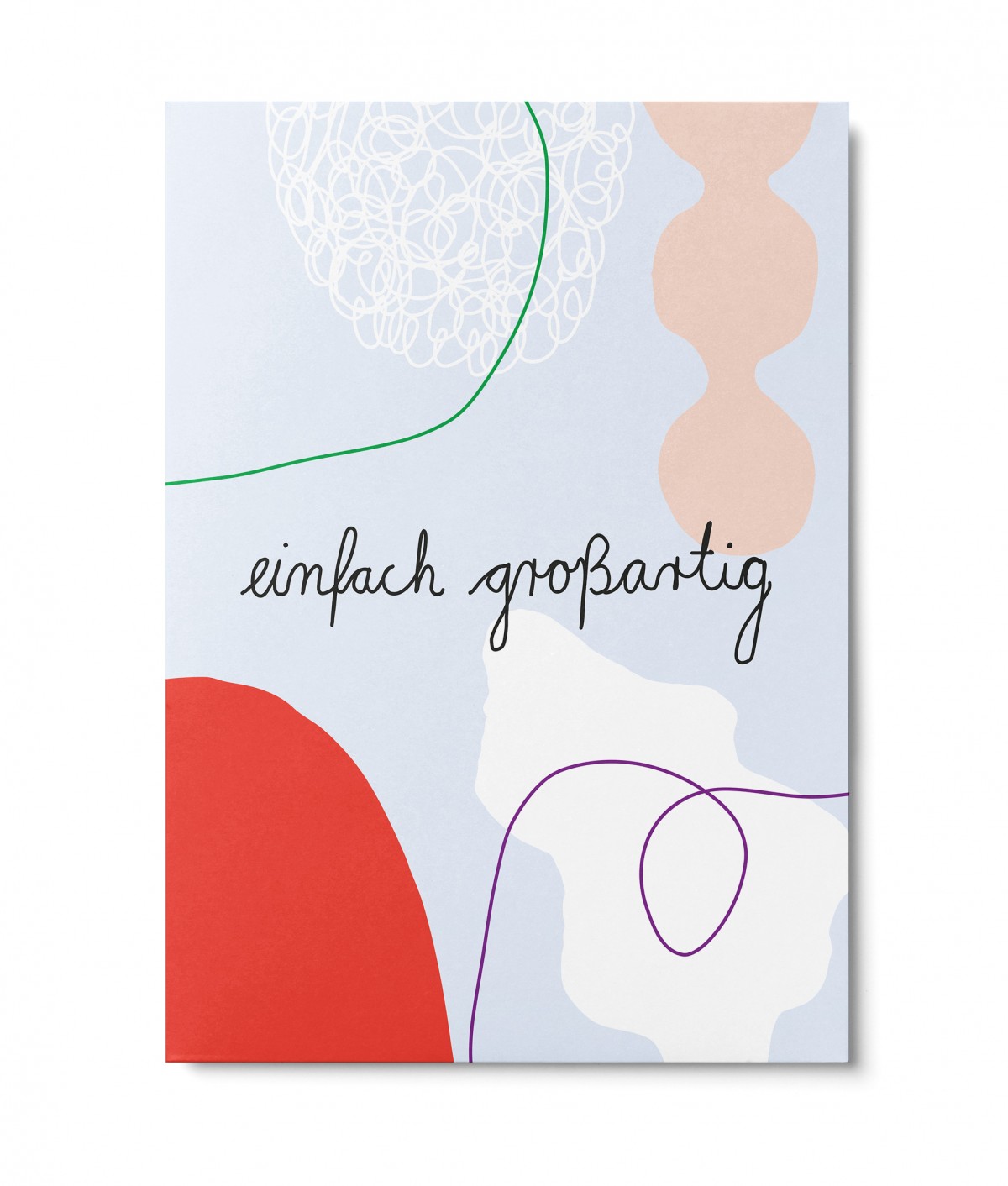 UNTER PINIEN – einfach großartig – Postkarte