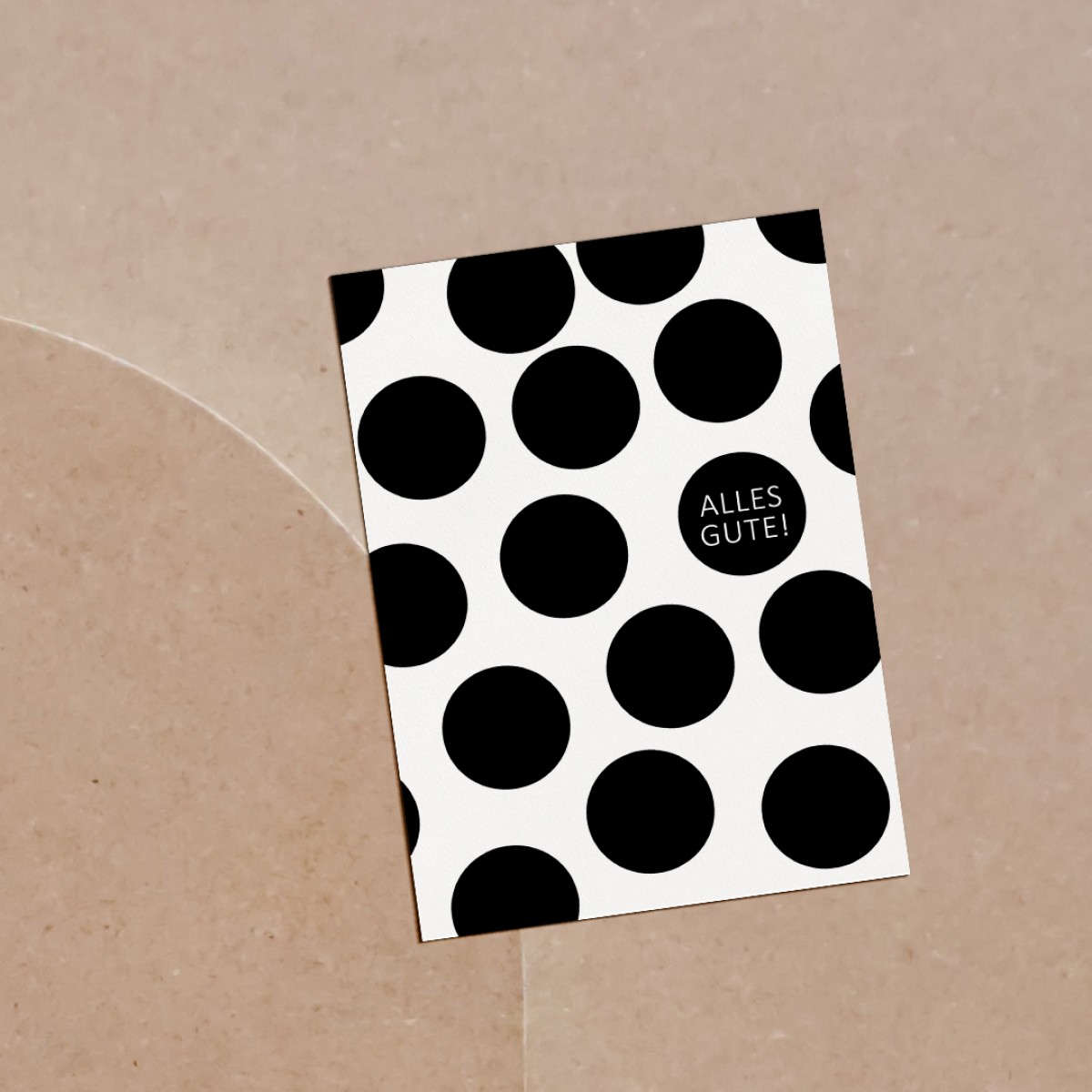 Love is the new black - Postkarte
"Alles Gute" 