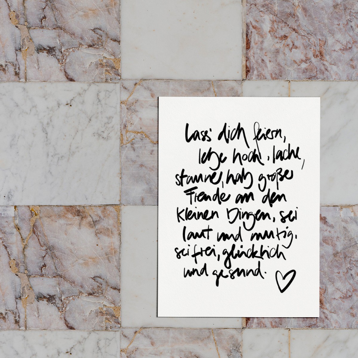Love is the new black - Postkarte -
Lass dich feiern 