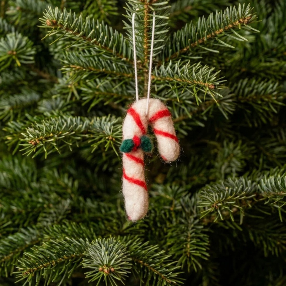 Zuckerstange-Weihnachstdeko-aus Filz – Ettmoln