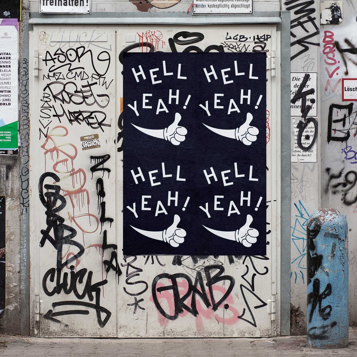 Make Goods – Poster „Hell Yeah!"