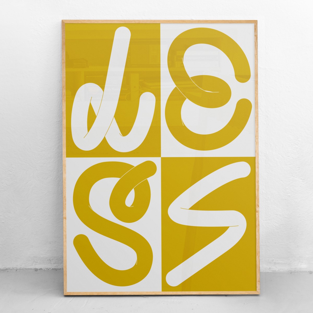 NEW PRINTS ON THE BLOCK / Plakat »Less«