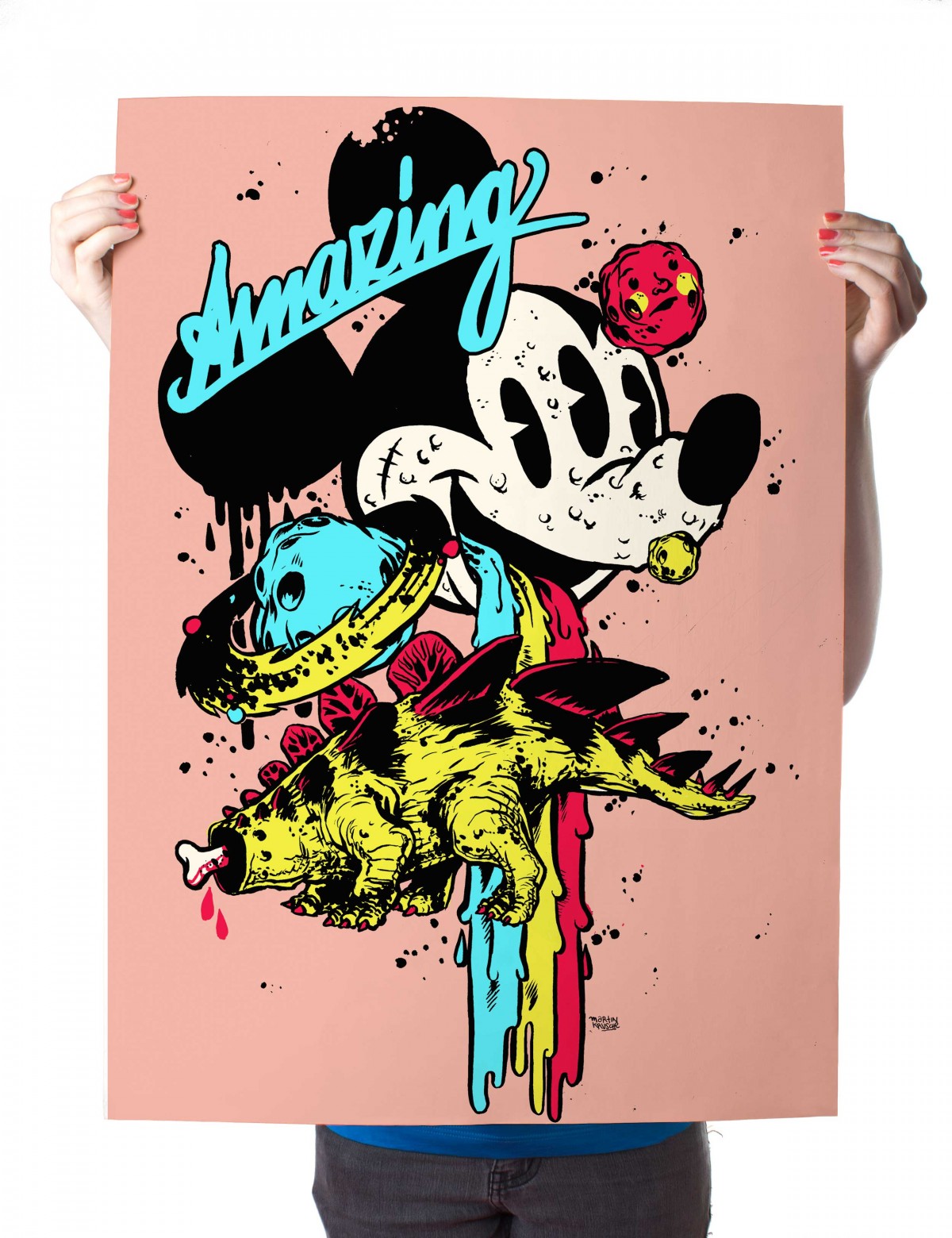 Martin Krusche – Poster »Micklone« 50x70cm