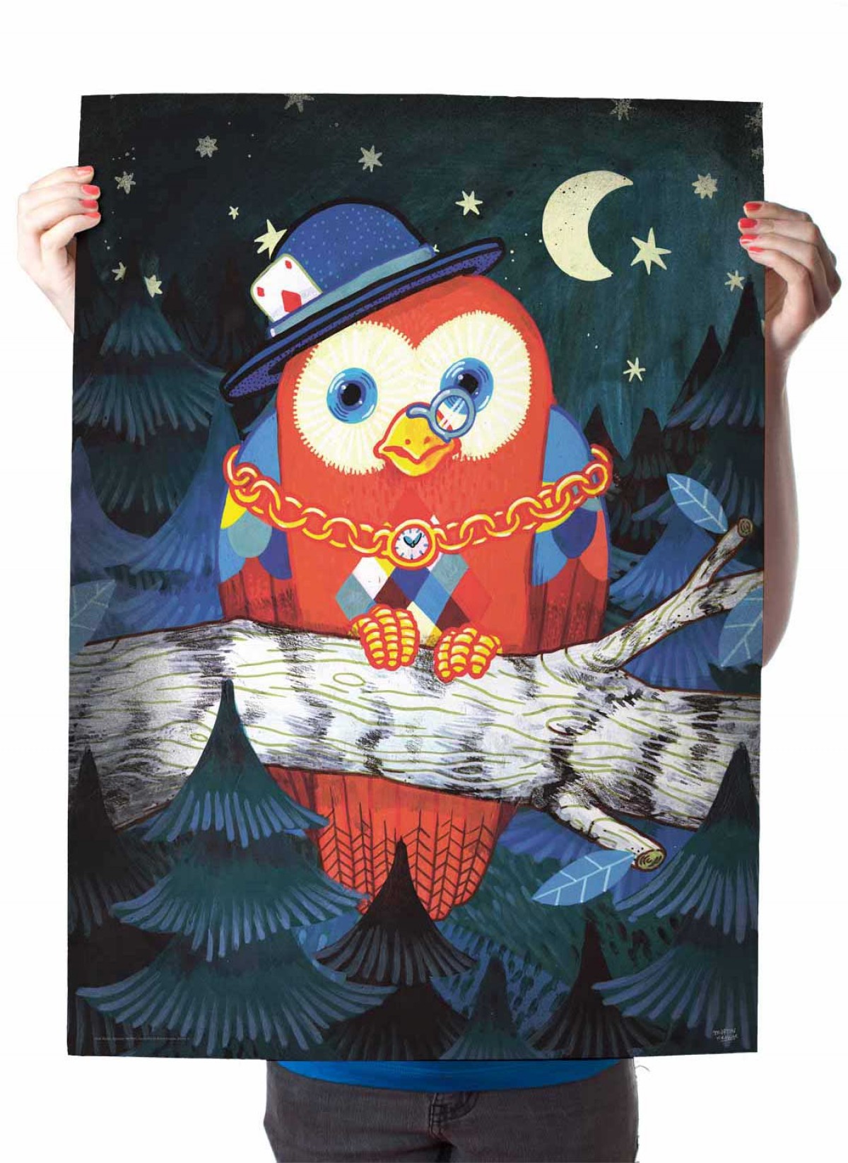 Martin Krusche – Poster »Dark Night«, 50x70cm